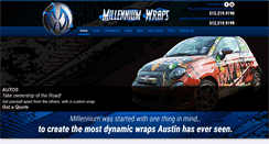 Desktop Screenshot of millenniumwraps.com